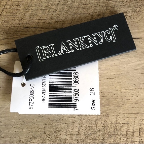 Blank NYC Great Jones High Rise Crop Skinny Jeans 28 Heaven Sent Blue Wash NWT - Picture 8 of 10